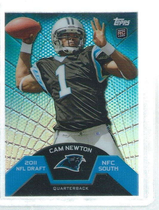 CAM NEWTON 2011 TOPPS NFL DRAFT REFRACTOR ROOKIE RC