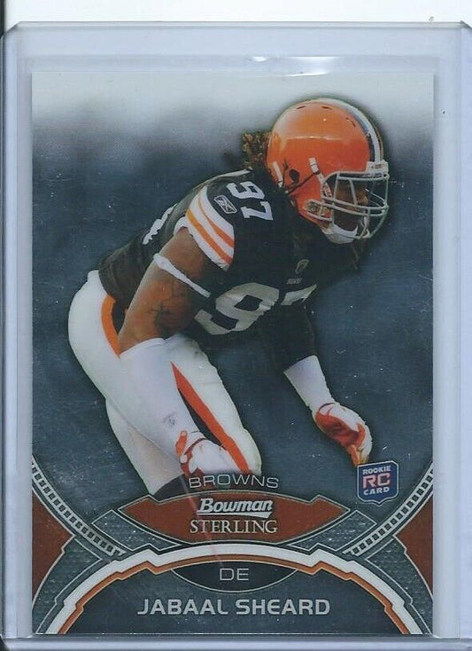 JABAAL SHEARD 2011 TOPPS BOWMAN STERLING TRUE ROOKIE RC #42
