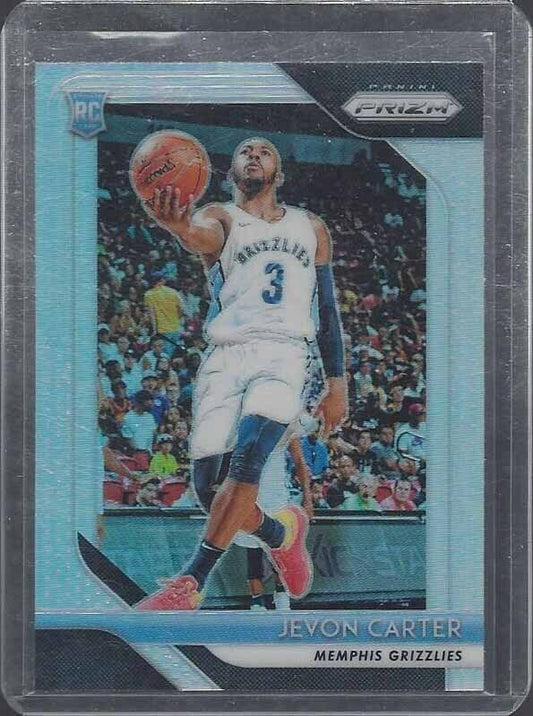 JEVON CARTER 2018-19 PANINI PRIZM SILVER PRIZMS ROOKIE RC #209