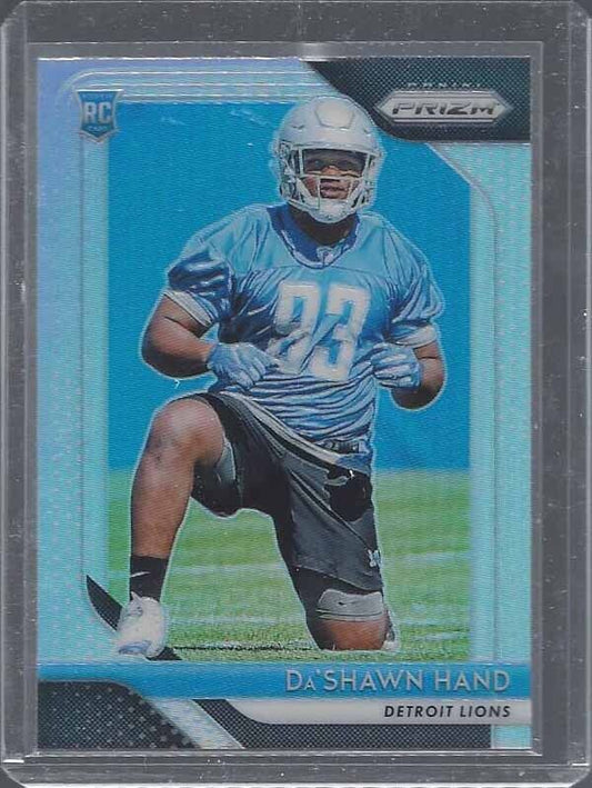 DA'SHAWN HAND 2018 PANINI PRIZM ROOKIE SILVER PRIZMS SP RC #272