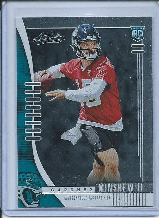 GARDNER MINSHEW II 2019 PANINI ABSOLUTE TRUE ROOKIE RC #162