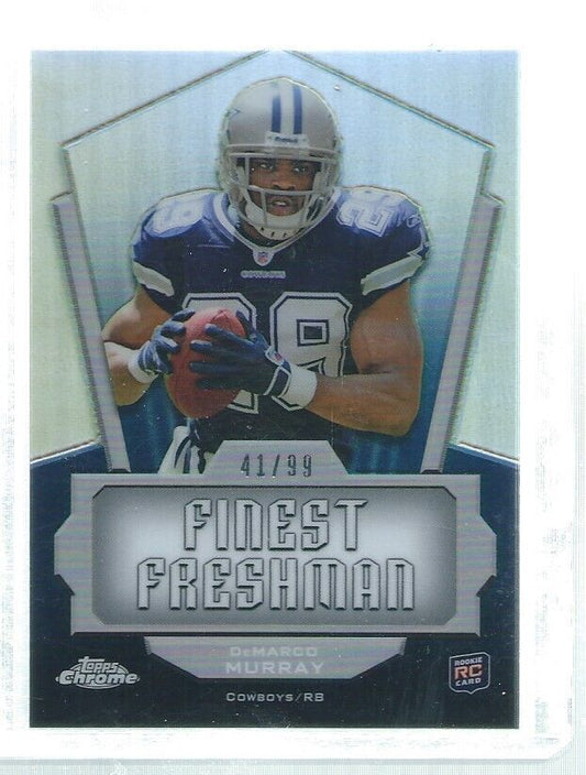 DEMARCO MURRAY 2011 TOPPS CHROME FINEST FRESHMAN REFRACTOR RC #D 41/99