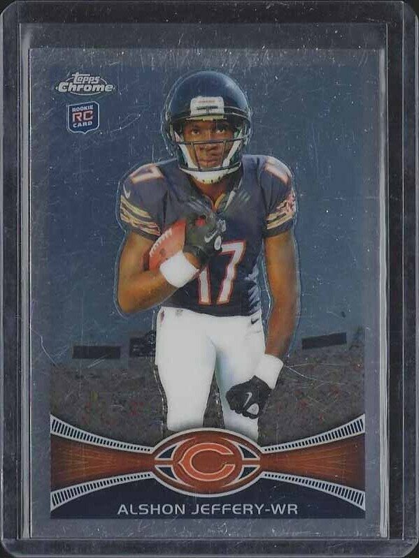 ALSHON JEFFERY 2012 TOPPS CHROME SP PHOTO VARIATION SHORT PRINT VARIANT RC #62