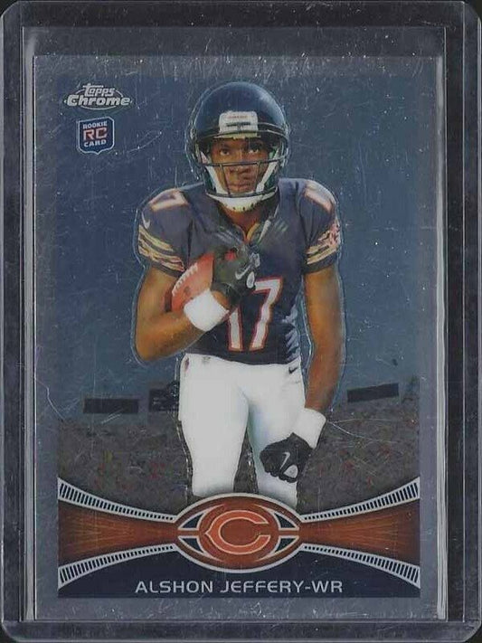 ALSHON JEFFERY 2012 TOPPS CHROME SP PHOTO VARIATION SHORT PRINT VARIANT RC #62