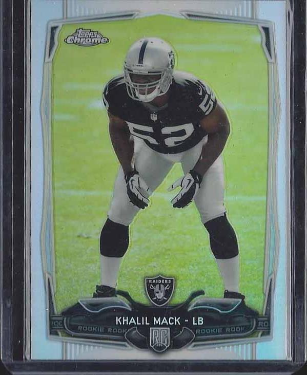 KHALIL MACK 2014 TOPPS CHROME ROOKIE REFRACTOR RC #184