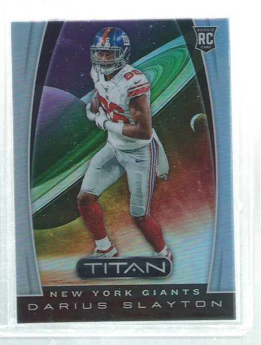 DARIUS SLAYTON 2019 CHRONICLES TITAN SILVER PRIZM ROOKIE RC