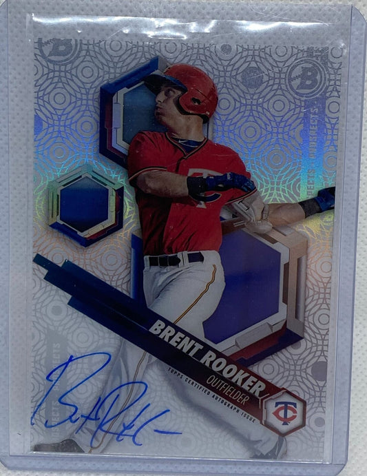 BRENT ROOKER 2018 TOPPS BOWMAN HIGH TEK KEY PROSPECTS AUTO #PHT-BR