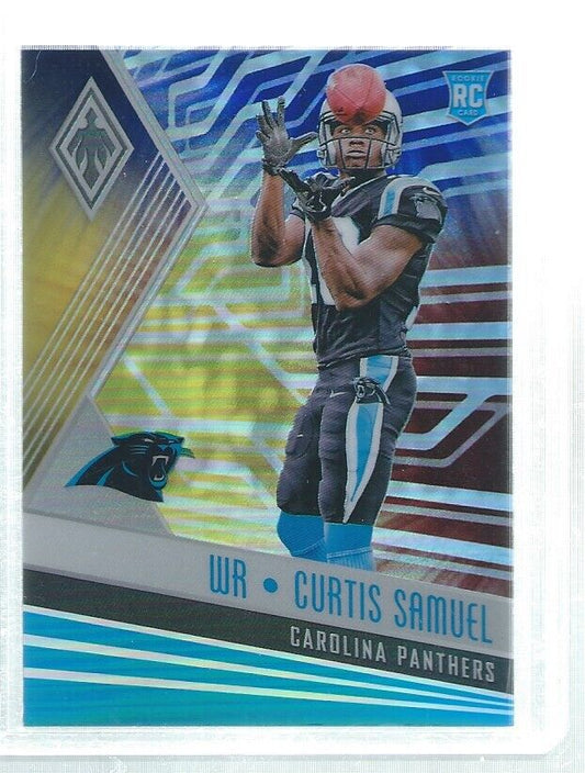 CURTIS SAMUEL 2017 PANINI PHOENIX COLOR BURST PRIZM ROOKIE RC #128