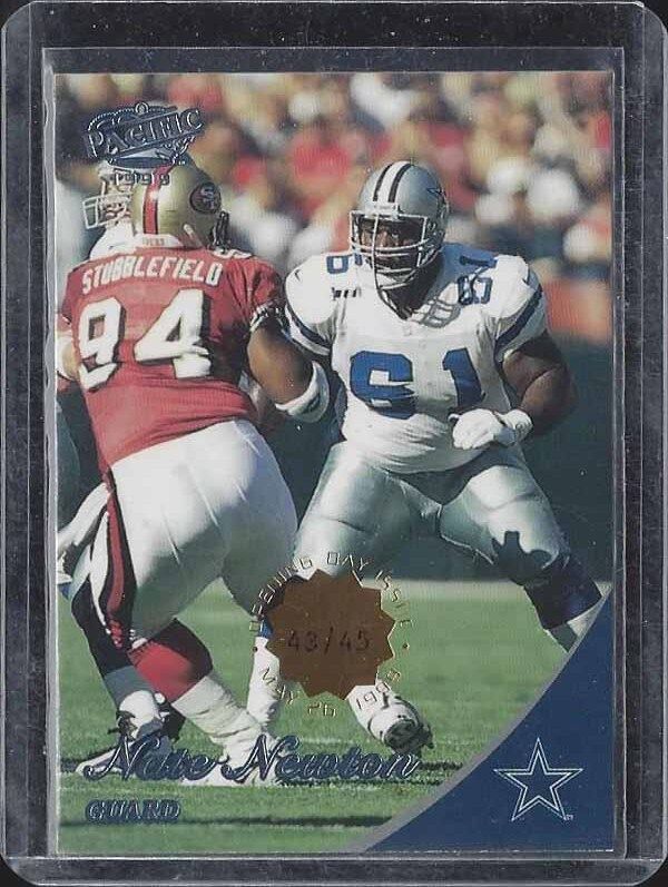NATE NEWTON 1999 PACIFIC OPENING DAY ISSUE COWBOYS #D 43/45