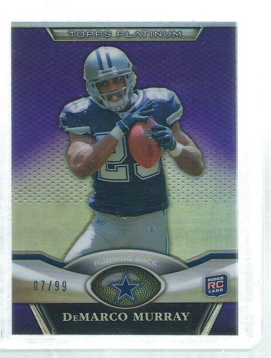 DEMARCO MURRAY 2011 TOPPS PLATINUM PURPLE REFRACTOR ROOKIE RC #D 7/99