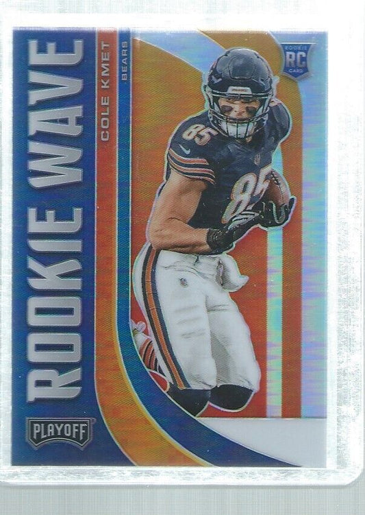 COLE KMET 2020 PLAYOFF ROOKIE WAVE PRIZM SILVER RC