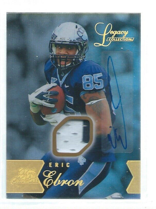 ERIC EBRON 2014 UD FLEER FLAIR SHOWCASE LEGACY 2 COLOR PATCH AUTO RC #D 11/125