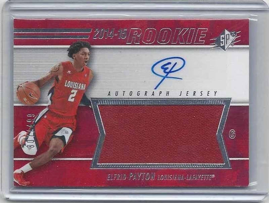 ELFRID PAYTON 2014-15 SPX MAGIC ROOKIE JERSEY AUTO RC #D 307/499