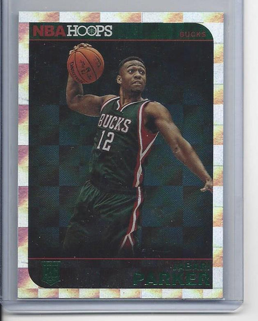 JABARI PARKER 2014-15 NBA HOOPS GREEN REFRACTOR PARALLEL ROOKIE RC #262