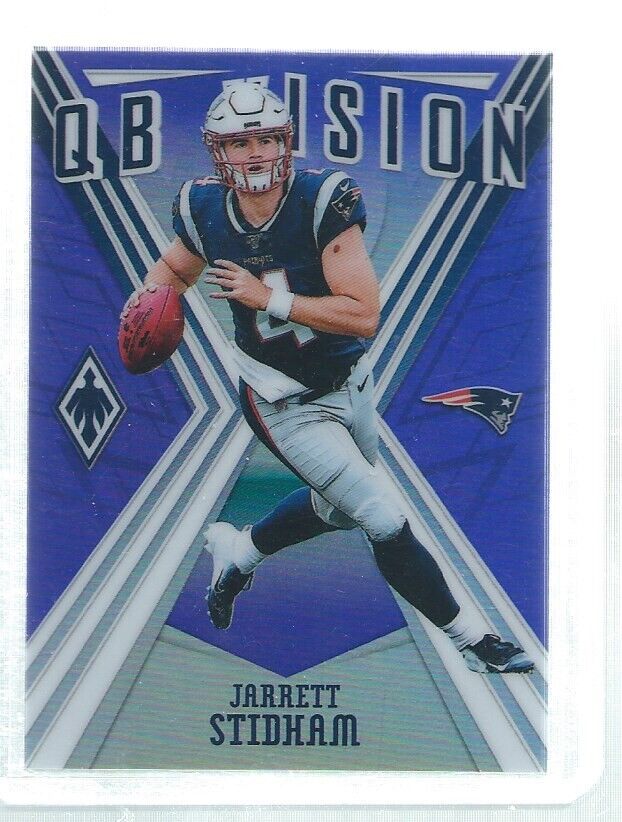 JARRETT STIDHAM 2019 PANINI PHOENIX QB VISION PURPLE PRIZM ROOKIE RC #D 19/149
