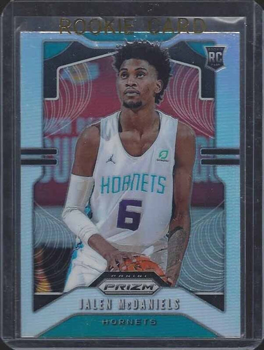 JALEN MCDANIELS 2019-20 PANINI PRIZM SILVER ROOKIE PRIZMS SSP RC #297