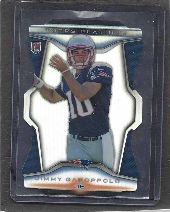 JIMMY GAROPPOLO 2014 TOPPS PLATINUM DIE CUT ROOKIE REFRACTOR RC