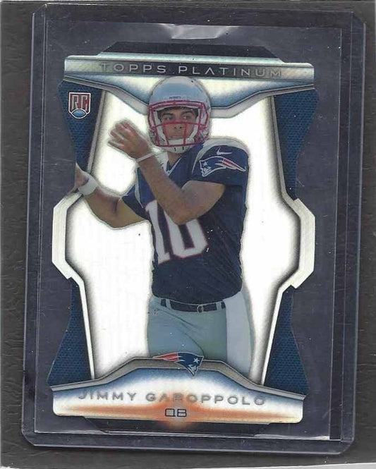 JIMMY GAROPPOLO 2014 TOPPS PLATINUM DIE CUT ROOKIE REFRACTOR RC
