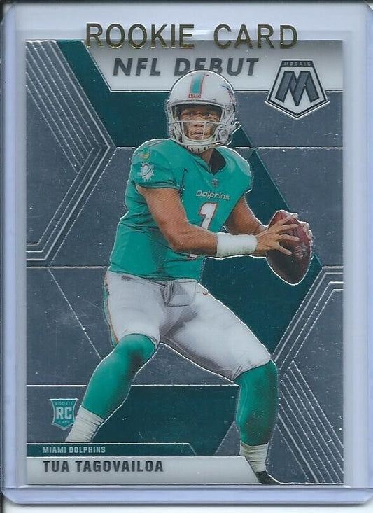 TUA TAGOVAILOA 2020 PANINI MOSAIC NFL DEBUT TRUE ROOKIE RC #262