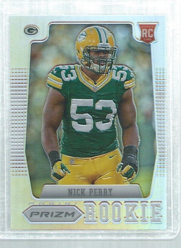 NICK PERRY 2012 PANINI PRIZM SILVER PRIZMS ROOKIE RC #287