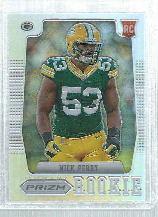 NICK PERRY 2012 PANINI PRIZM SILVER PRIZMS ROOKIE RC #287