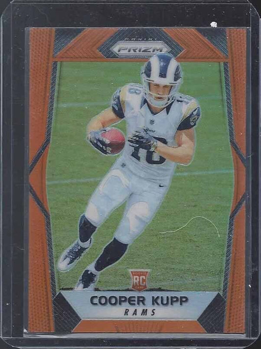 COOPER KUPP 2017 PANINI PRIZM ORANGE ROOKIE PRIZMS RC #D /275