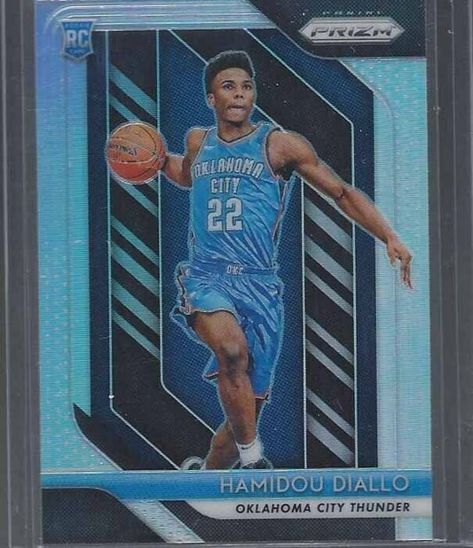 HAMIDOU DIALLO 2018-19 PANINI PRIZM SILVER PRIZMS ROOKIE RC #9