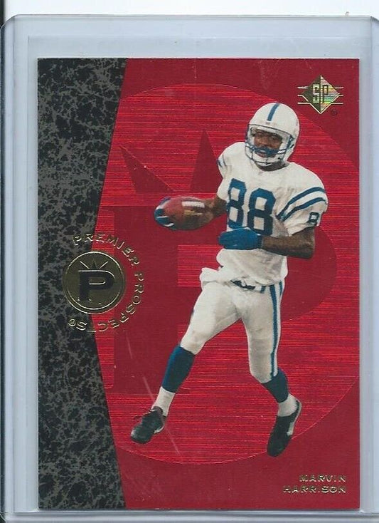 MARVIN HARRISON 1996 UPPER DECK PREMIER PROSPECTS SP TRUE ROOKIE RC #18