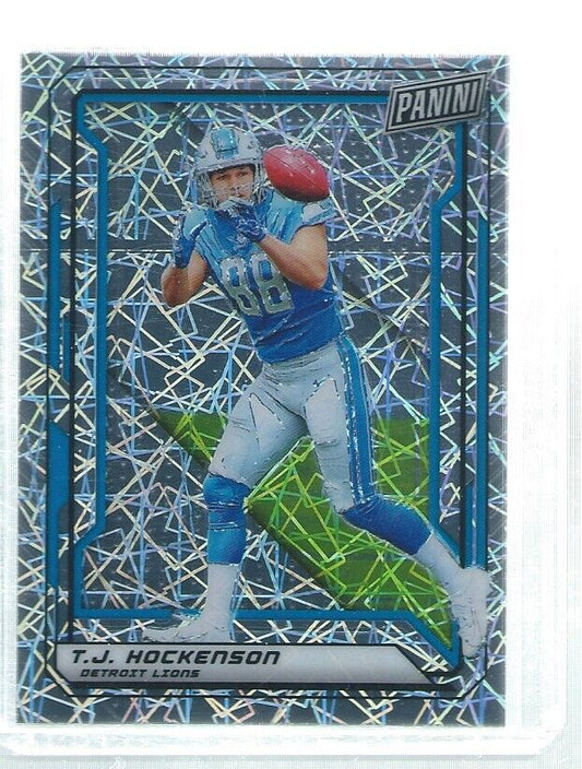 TJ HOCKENSON 2019 PANINI THE NATIONAL VIP LAZER PRIZM RC #89