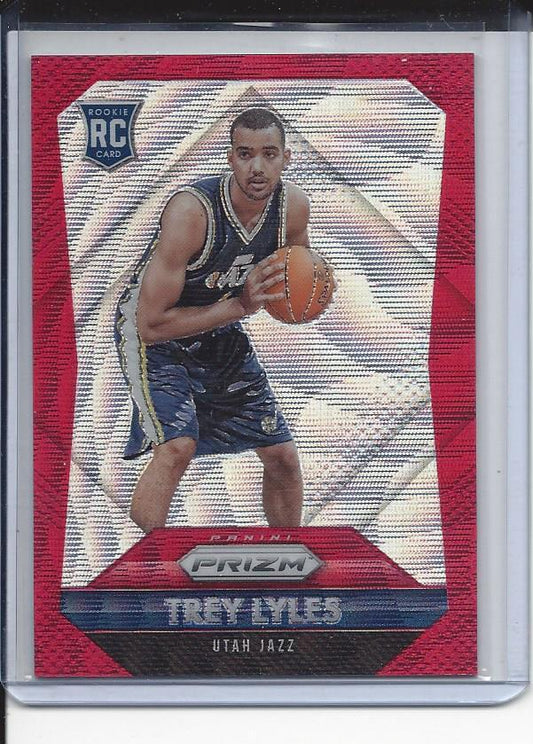 TREY LYLES 2015-16 PANINI PRIZM RUBY WAVE RED PRIZMS ROOKIE RC #D 140/350