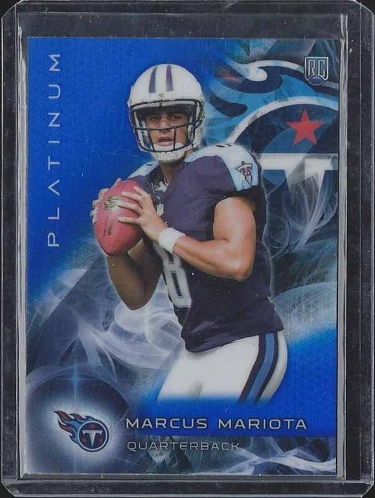 MARCUS MARIOTA 2015 TOPPS PLATINUM BLUE ROOKIE REFRACTOR RC #125
