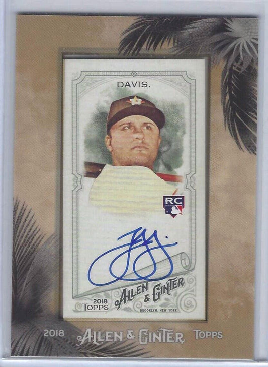JD DAVIS 2018 ALLEN & GINTER ROOKIE AUTO #MA-JD