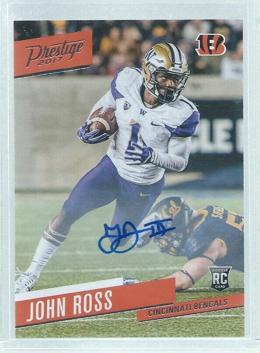 JOHN ROSS 2017 PANINI PRESTIGE ROOKIE AUTO RC