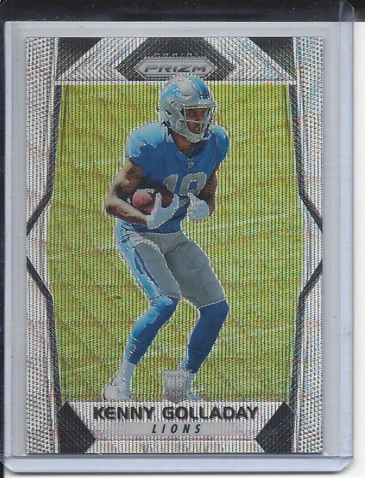 KENNY GOLLADAY 2017 PANINI PRIZM BLUE WAVE ROOKIE PRIZMS RC #D 74/149