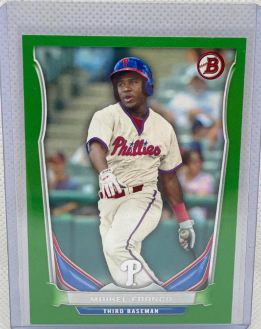 MAIKEL FRANCO 2014 BOWMAN GREEN BORDER PROSPECT #D 181/199