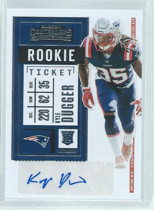 KYLE DUGGER 2020 PANINI CONTENDERS ROOKIE TICKET AUTO RC #171