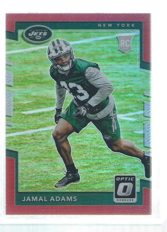 JAMAL ADAMS 2017 DONRUSS OPTIC HOLO RED ROOKIE RC #D 72/99