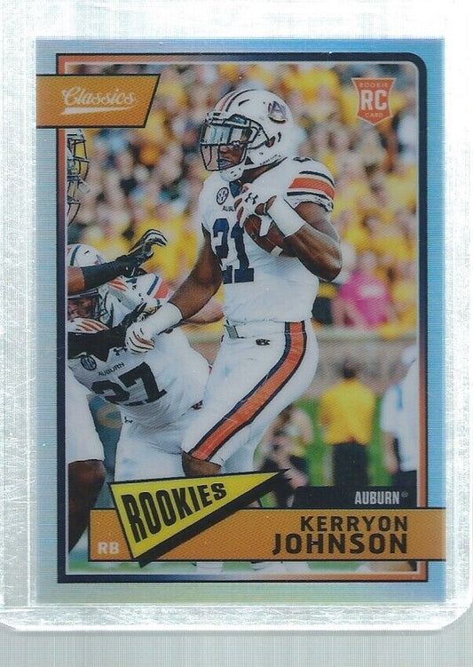 KERRYON JOHNSON 2018 CLASSICS OPTICHROME SILVER PRIZM ROOKIE RC #D 18/175