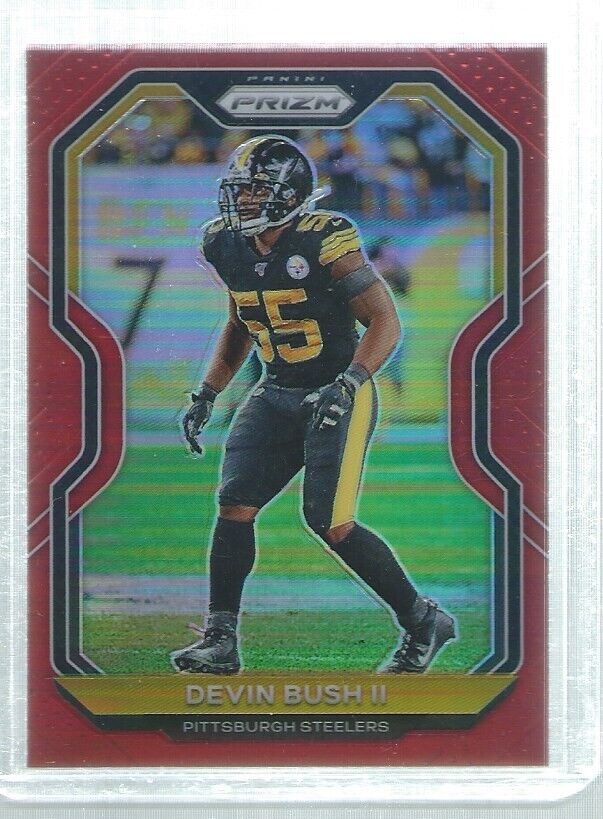 DEVIN BUSH II 2020 PANINI PRIZM RED RETAIL PRIZMS SSP  /7? /8? #70