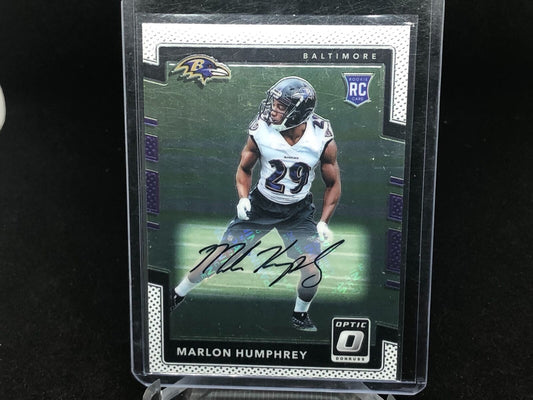 MARLON HUMPHREY 2016 PANINI OPTIC AUTO RC # 128