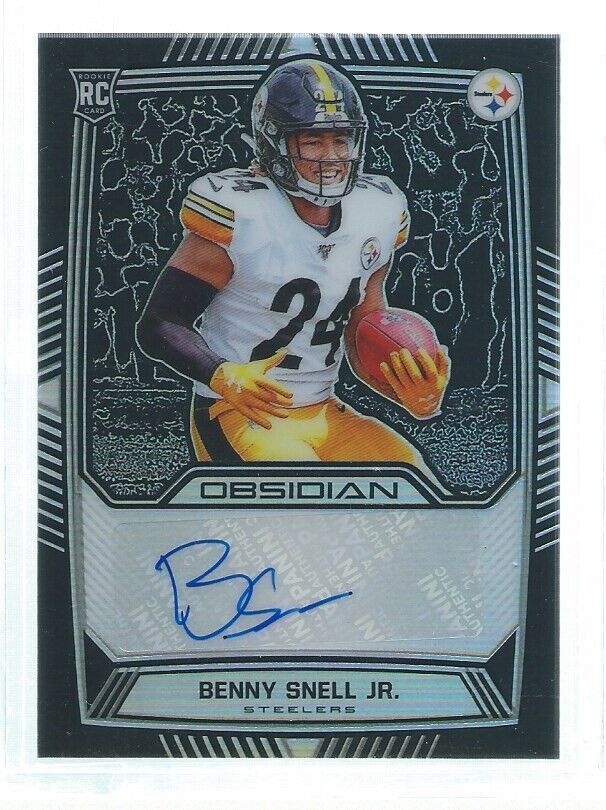 BENNY SNELL JR. 2019 PANINI OBSIDIAN AUTO RC #D 92/150