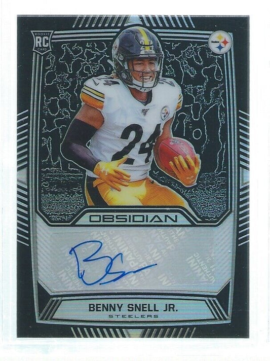 BENNY SNELL JR. 2019 PANINI OBSIDIAN AUTO RC #D 92/150