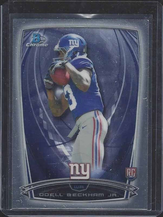 ODELL BECKHAM JR. 2014 BOWMAN CHROME TRUE ROOKIE RC #190