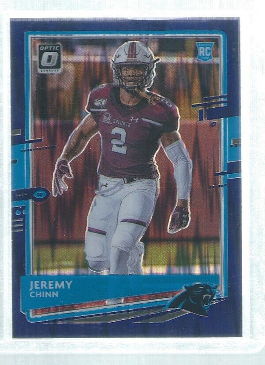 JEREMY CHINN 2020 DONRUSS OPTIC HOLO PURPLE SHOCK FLASH ROOKIE RC #139