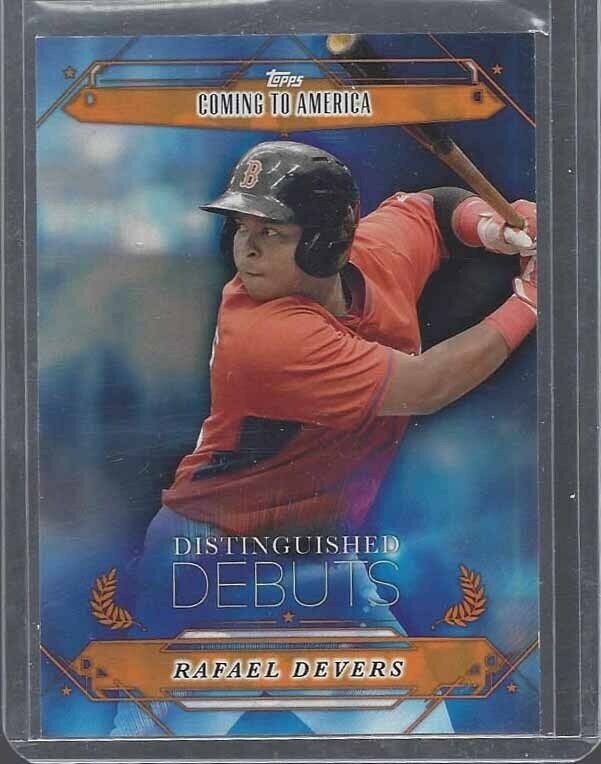 RAFAEL DEVERS 2015 TOPPS DISTINGUISHED DEBUTS ORANGE PARALLEL PROSPECT #D 23/25