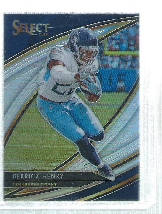 DERRICK HENRY 2019 PANINI SELECT FIELD LEVEL SILVER PRIZM #225