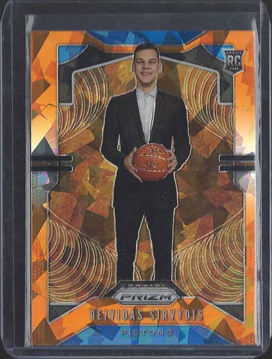 DEIVIDAS SIRVYDIS 2019-20 PANINI PRIZM ORANGE ICE SSP ROOKIE PRIZMS RC #298