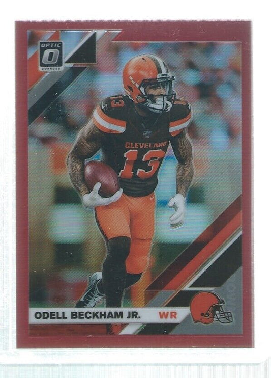 ODELL BECKHAM JR. 2019 DONRUSS OPTIC HOLO RED #D 62/99