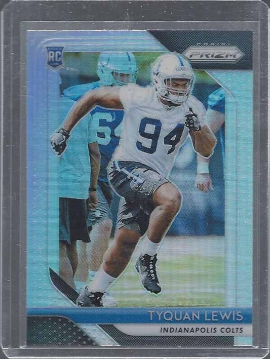 TYQUAN LEWIS 2018 PANINI PRIZM ROOKIE SILVER PRIZMS SP RC #261