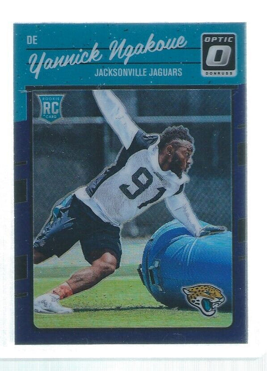 YANNICK NGAKOUE 2016 DONRUSS OPTIC HOLO PURPLE ROOKIE RC #150